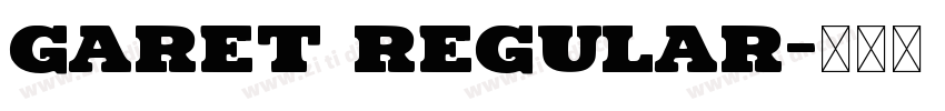 garet regular字体转换